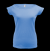 103 Tričko Ladies Elegance Azure Blue