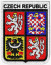 Znak ČR - CZECH REPUBLIC detail